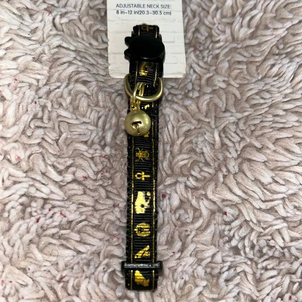 Whisker City Gold Egyptian Easy Release Adult OR Kitten Collar